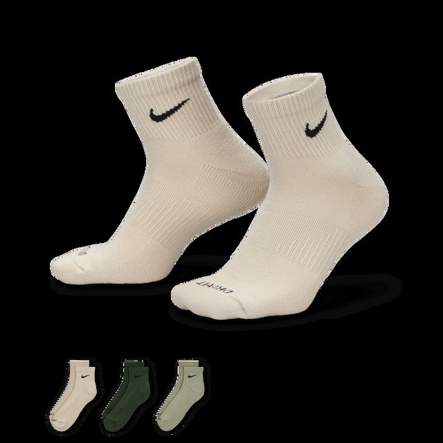 Everyday Training Cushioned Ankle Socks (3 Pairs)