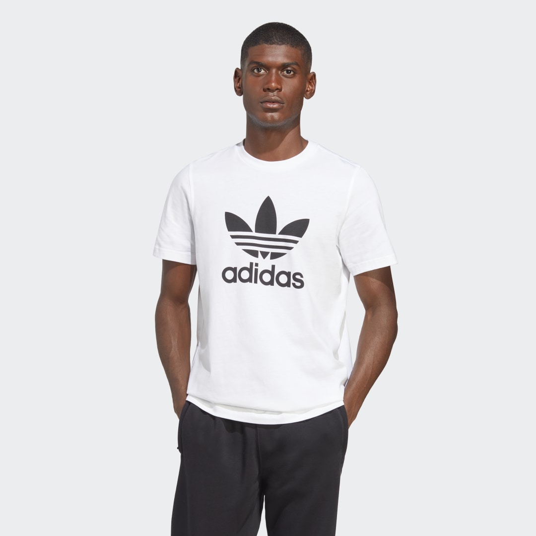 Тениска adidas Originals Tee Adicolor Classics Trefoil Бяло | IA4816, 0
