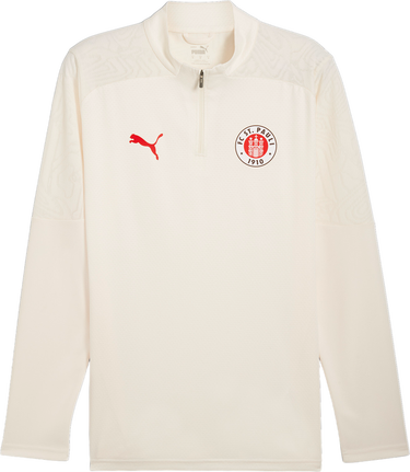 Тениски и потници Puma FC St. Pauli Quarter-Zip Training Top Бяло | 778721-04, 0