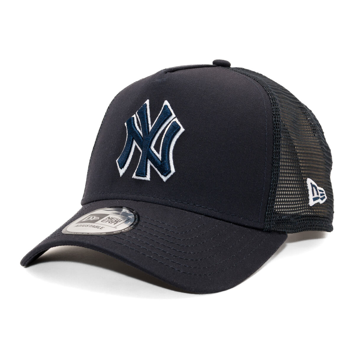 Шапка с козирка New Era New Era MLB Outline 9FORTY Trucker NY Yankees Adjustable Hat Тъмно синьо | 60691070, 0