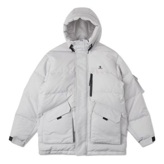 Пухо яке Converse Premium Mid Down Jacket Сиво | 10025249-A01