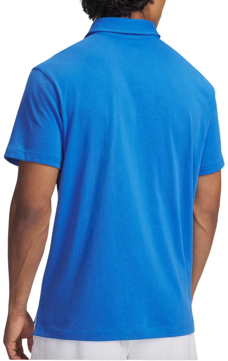 Поло тениска Under Armour Textured Short-Sleeve Icon Polo Синьо | 1386608-402, 1