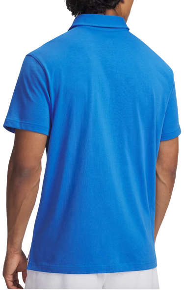 Поло тениска Under Armour Textured Short-Sleeve Icon Polo Синьо | 1386608-402, 1