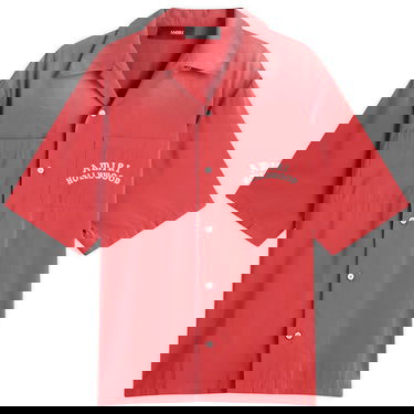 Риза AMIRI AMIRI Hollywood Bowling Shirt, Size Large Червено | AMSTCA1154-VarsityRed, 0