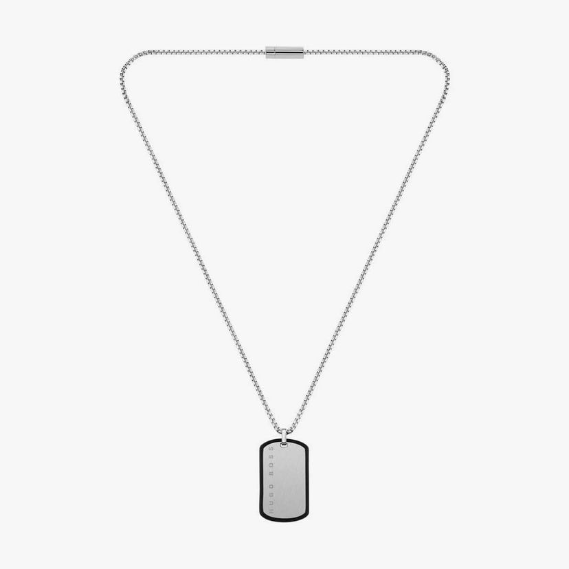 Колие BOSS Dog Tag Necklace Металик | 1580050
