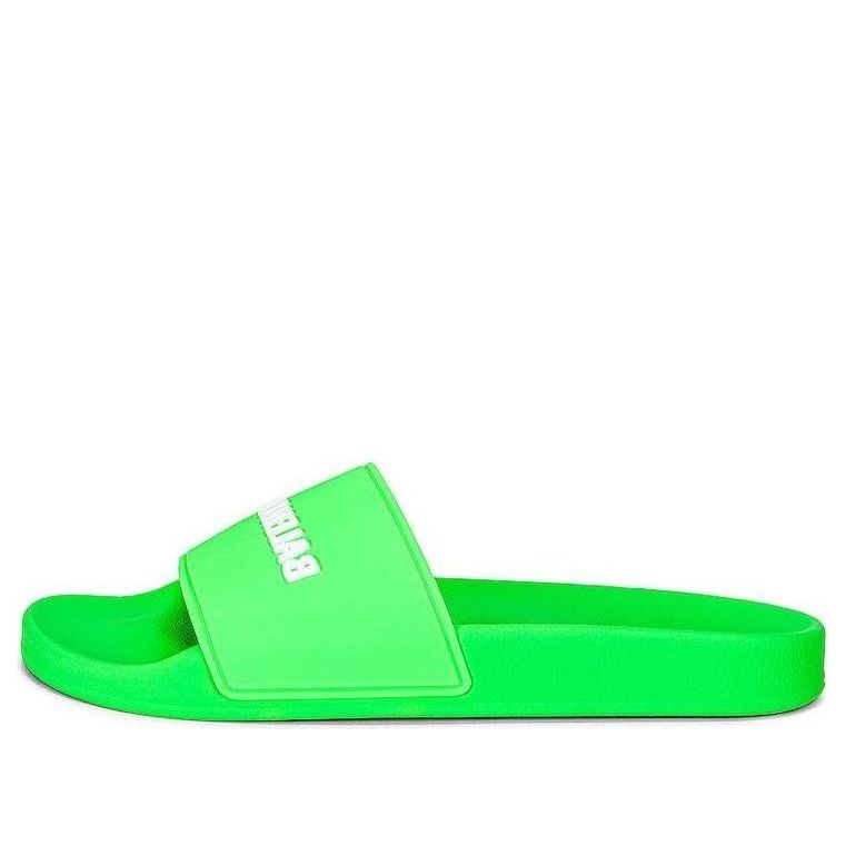 Кецове и обувки Balenciaga Pool Slide Зелено | 565547W1S823590, 0