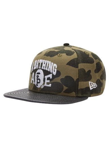 Шапка с козирка BAPE A Bathing Ape x New Era 1st Camp 9Fifty Cap Многоцветен | 001CPI201907C-GRN