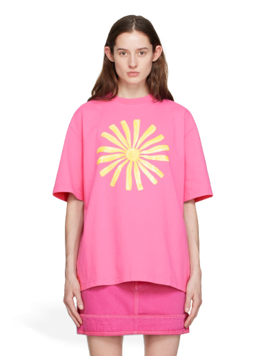 Тениска Jacquemus Pink 'Le T-Shirt Soleil' Розово | 23E235JS164-2102