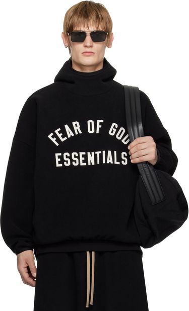 Суитчър Fear of God Fear of God ESSENTIALS Brushed Hoodie Черно | 202HO246410F, 0