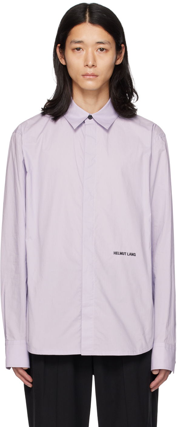 Риза Helmut Lang Classic Shirt Лилаво | N04HM507