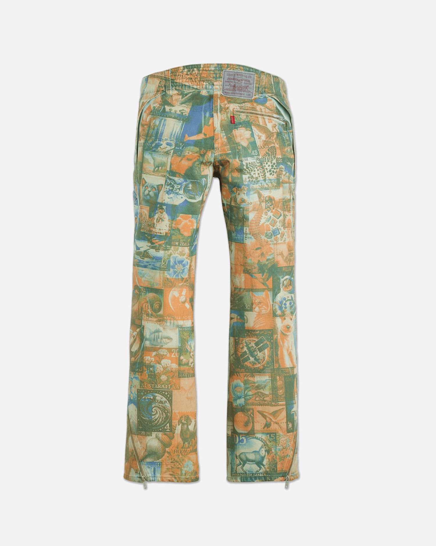 Дънки KIKO KOSTADINOV Levi's Carina Flared Jeans, Postal Stamp Print Многоцветен | 003IP0000  1, 0