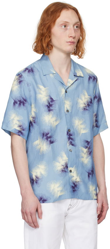 Риза Paul Smith Paul Smith Printed Resort Shirt Синьо | M1R-905U-M02229-40, 1