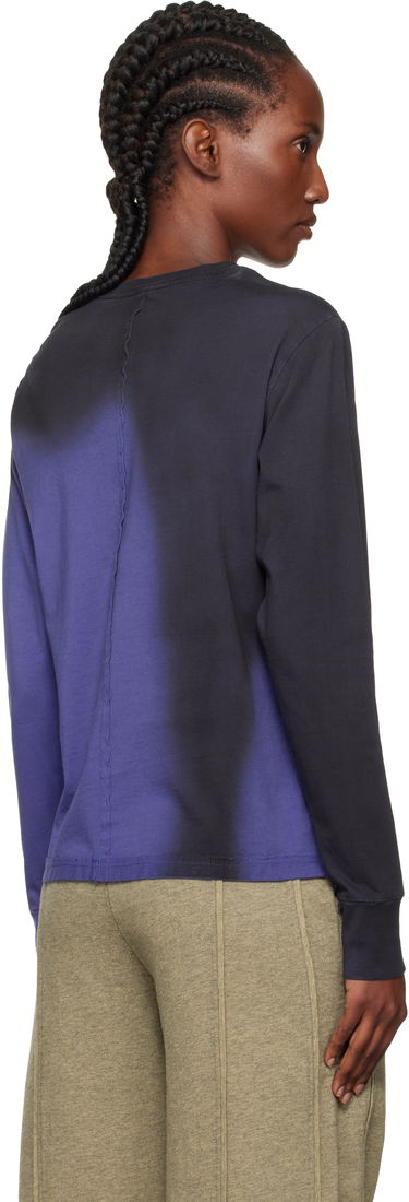Тениска Eckhaus Latta Eckhaus Latta Lapped Long Sleeve T-Shirt Лилаво | 302-EL-PF25-S -, 2