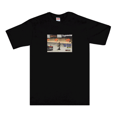 Тениска Supreme Thrasher x Game Tee Черно | FW21T12 BLACK, 0