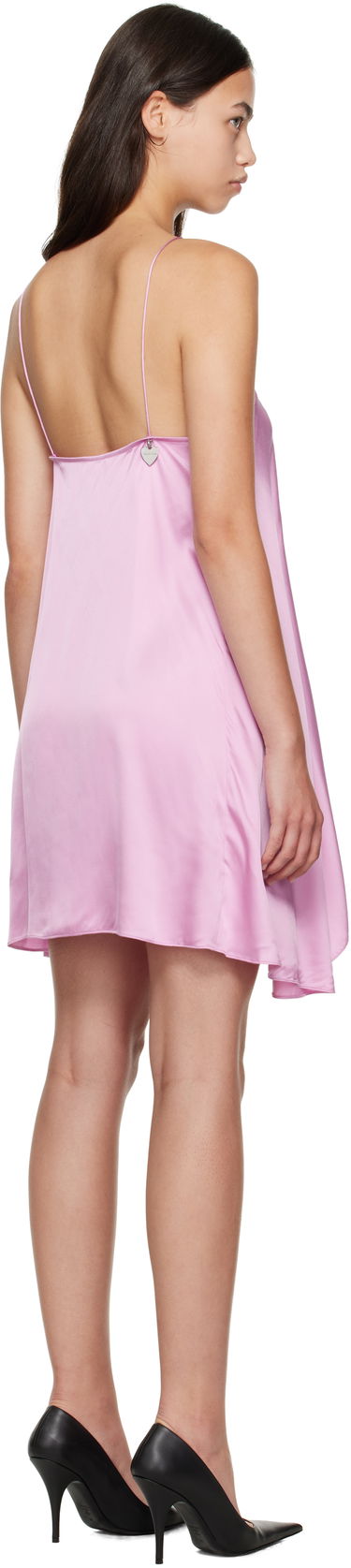 Pокля Acne Studios Draped Halter Minidress Розово | A20831-, 2