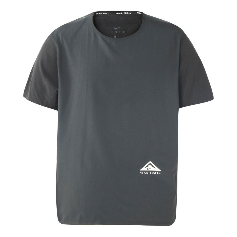Тениска Nike Trail Running Short Sleeve T-Shirt Сиво | DN4483-010