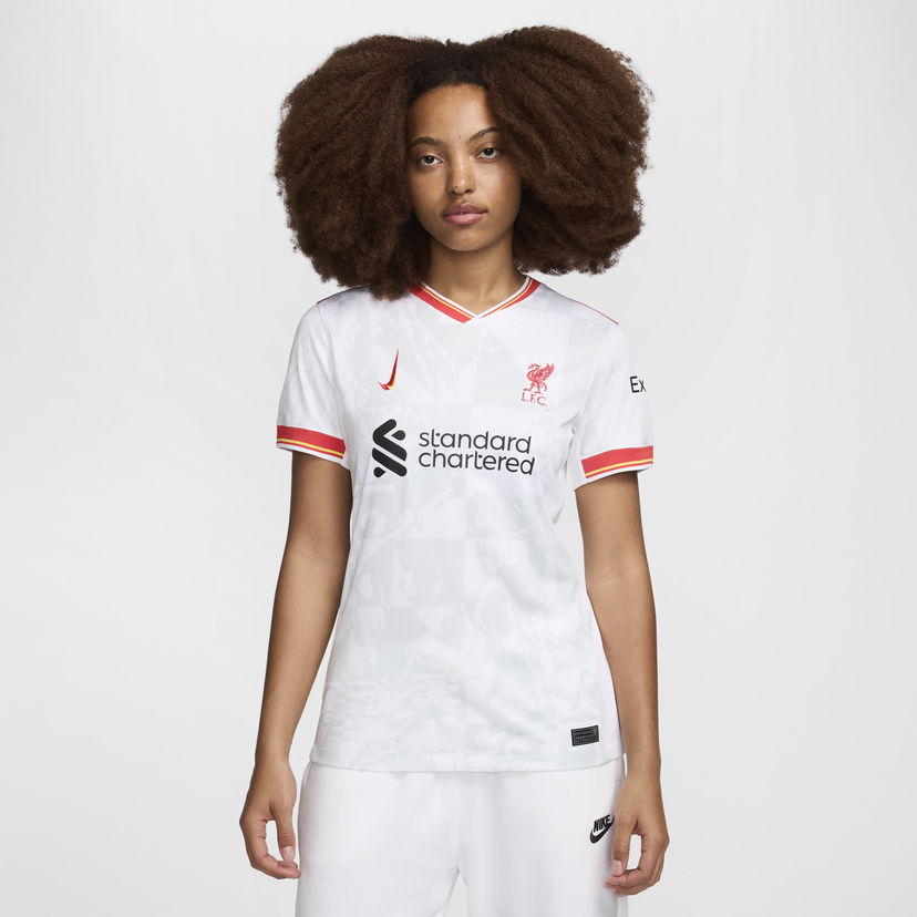 Фланелка Nike Dri-FIT Liverpool FC Stadium 2024/25 Replica Бяло | FQ2227-100