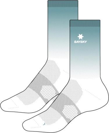 Чорапи Saysky Saysky Drip Dye High Socks Тюркоазено | ouaso201c1023-ouaso201c1023, 1