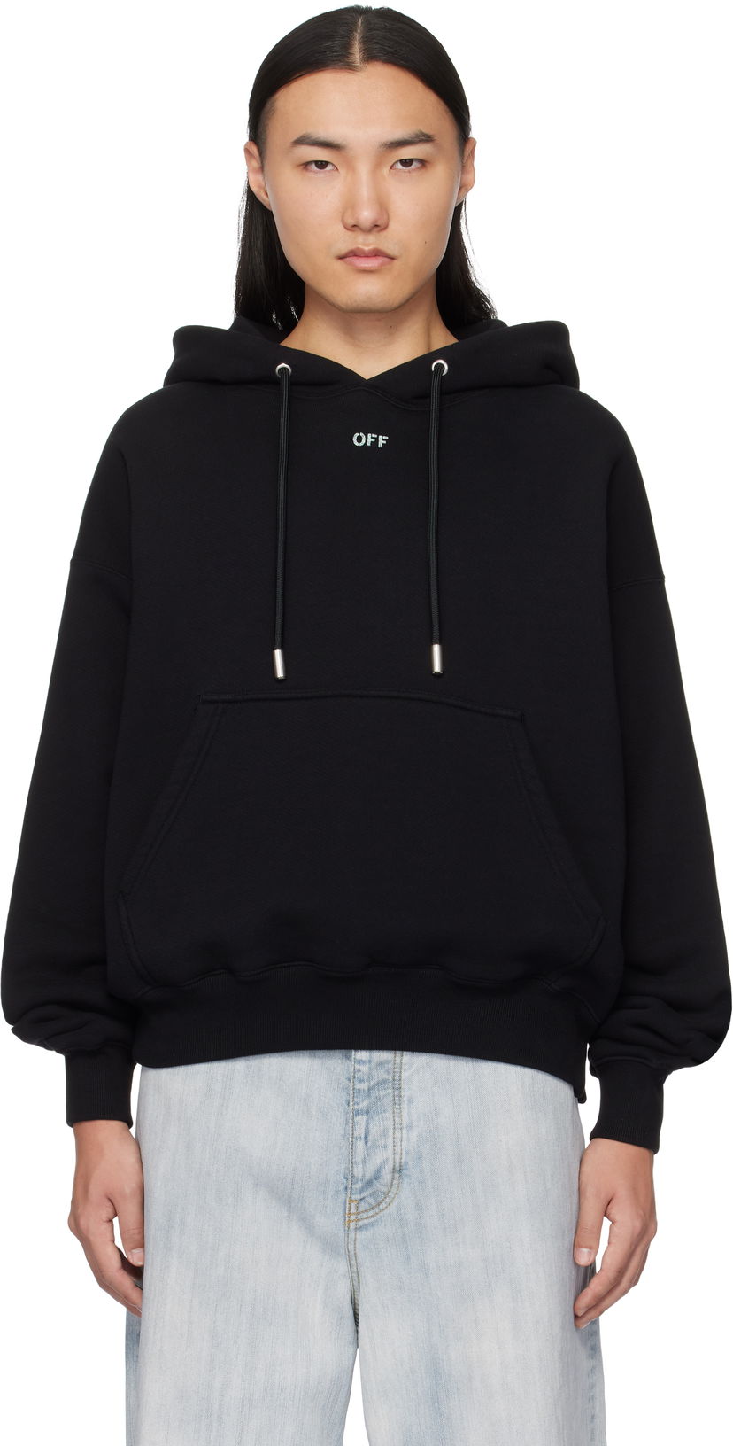 Суитчър Off-White Designer Vibe Arrow Hoodie Черно | OMBB085S25FLE00L1041