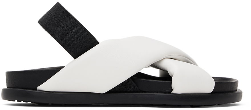 Кецове и обувки Marni Marni Criss-Cross Sandals Черно | 76710, 0