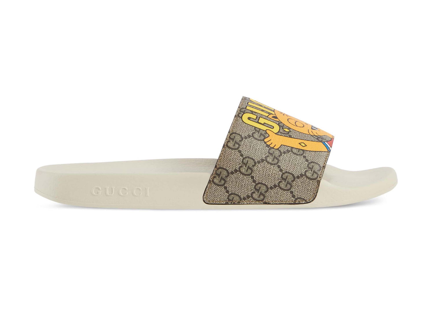Кецове и обувки Gucci Pablo Delcielo x Cat GG Supreme Slide Beige Бежово | 699302 U1G00 8462, 0