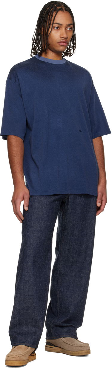 Тениска NANAMICA Rayon Cotton T-shirt Тъмно синьо | S25FH004U, 3