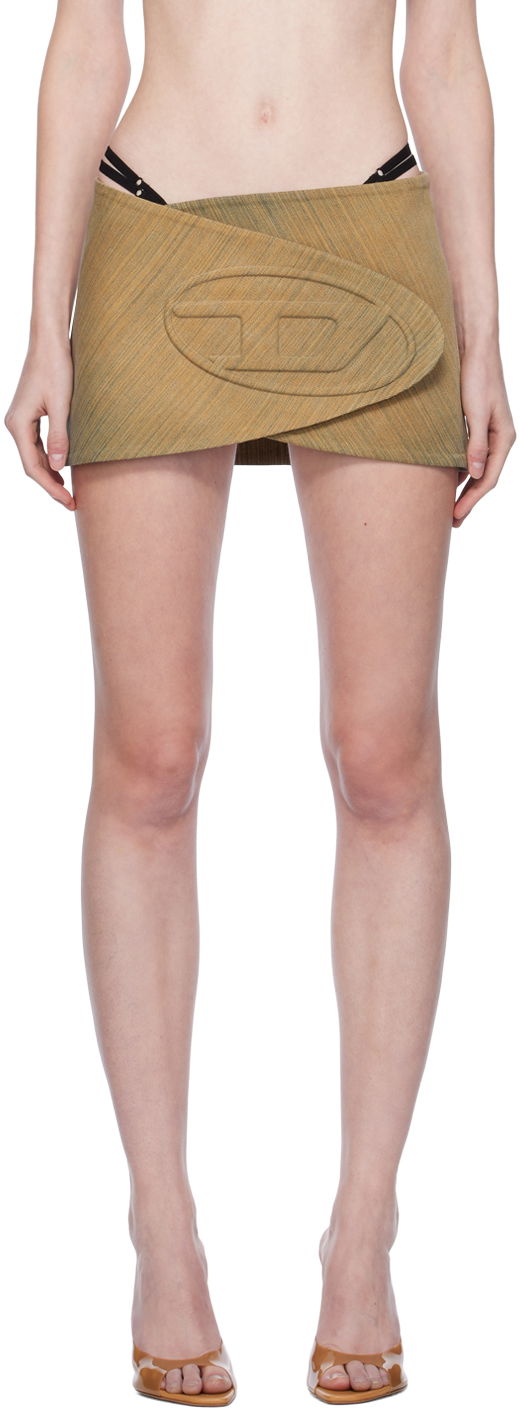 Пола Diesel De-Lori-Fsd Denim Miniskirt Бежово | A12566 09I07, 0