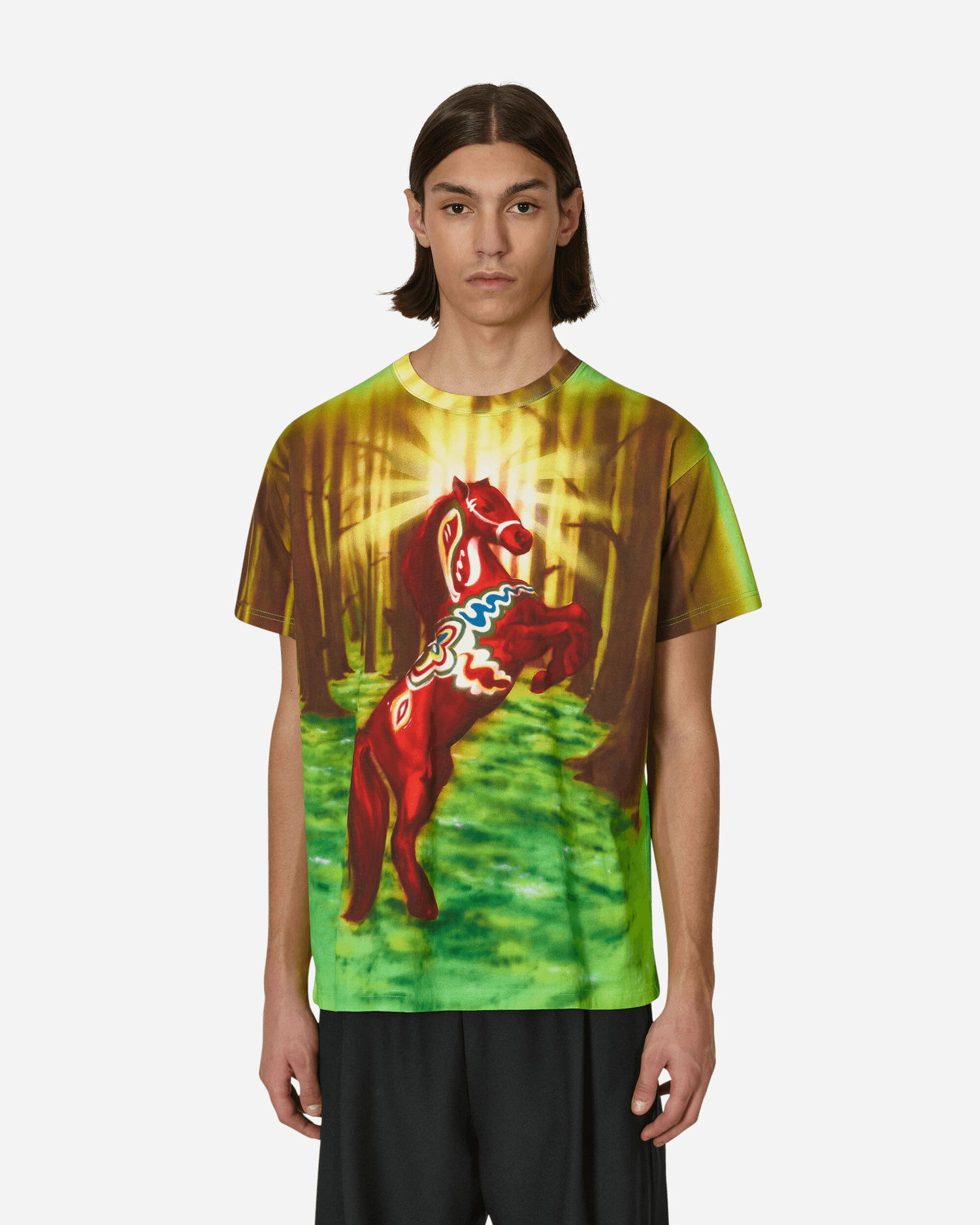 Тениска Stockholm (Surfboard) Club Airbrush Horse T-Shirt Многоцветен | AAU1142 1, 0