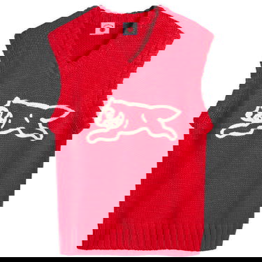 Жилетка BBC IceCream Running Dog Knit Vest, Size Large Червено | IC25331-RED, 0