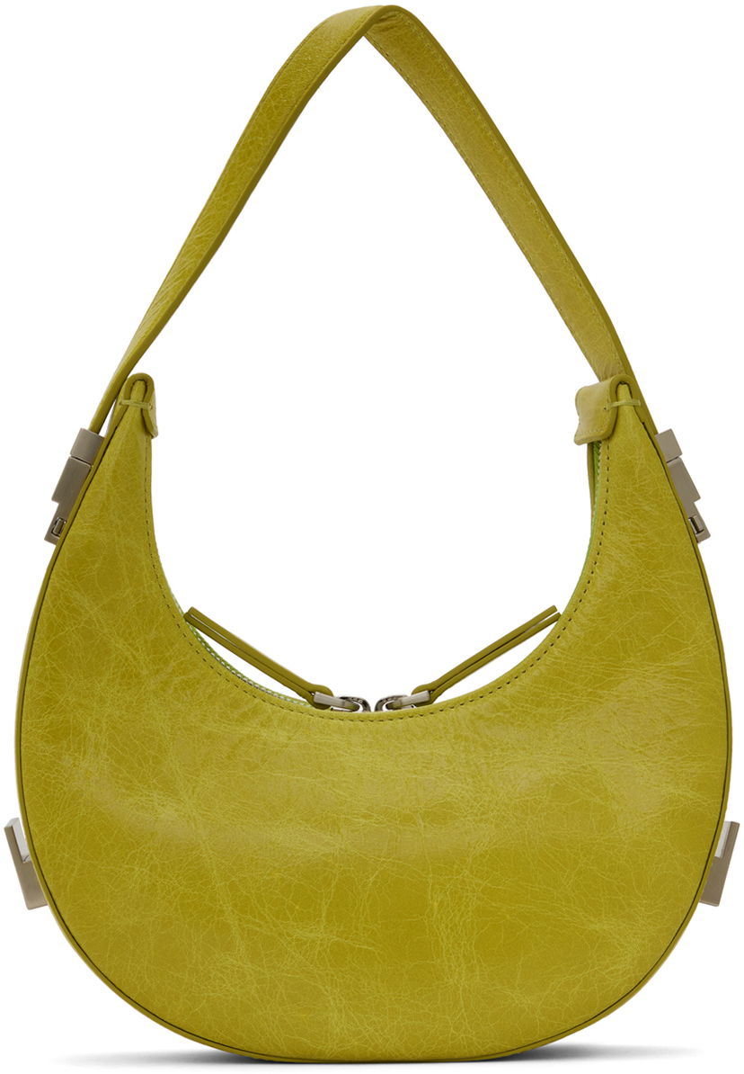Чанта през рамо OSOI Mini Toni Crescent Shoulder Bag Жълто | 24SB030-101-03