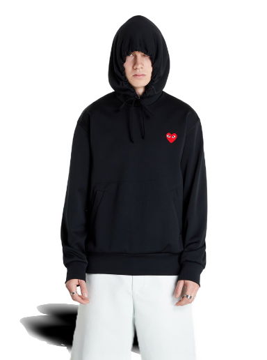 Суитчър Comme des Garçons PLAY Hoodie Черно | AZT174 black