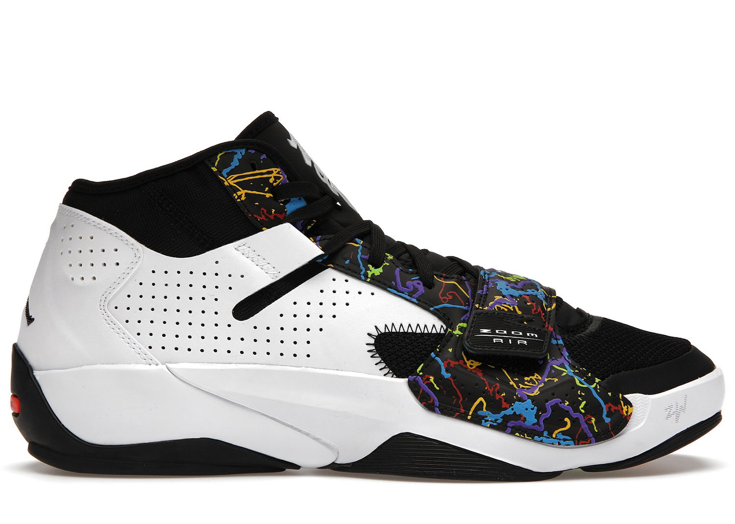 Кецове и обувки Jordan Jordan Zion 2 Noah White Black Multi-Color Бяло | DO9068-003/DO9071-003, 0