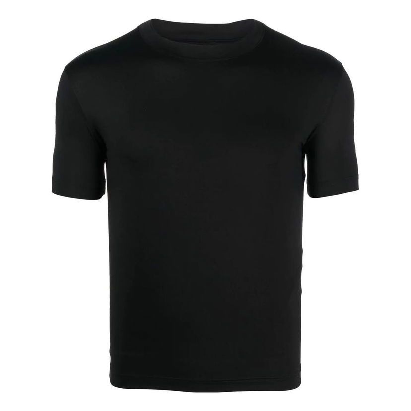 Тениска Balenciaga Balenciaga Fitted Shiny T-Shirt Черно | 720458TNVI21000