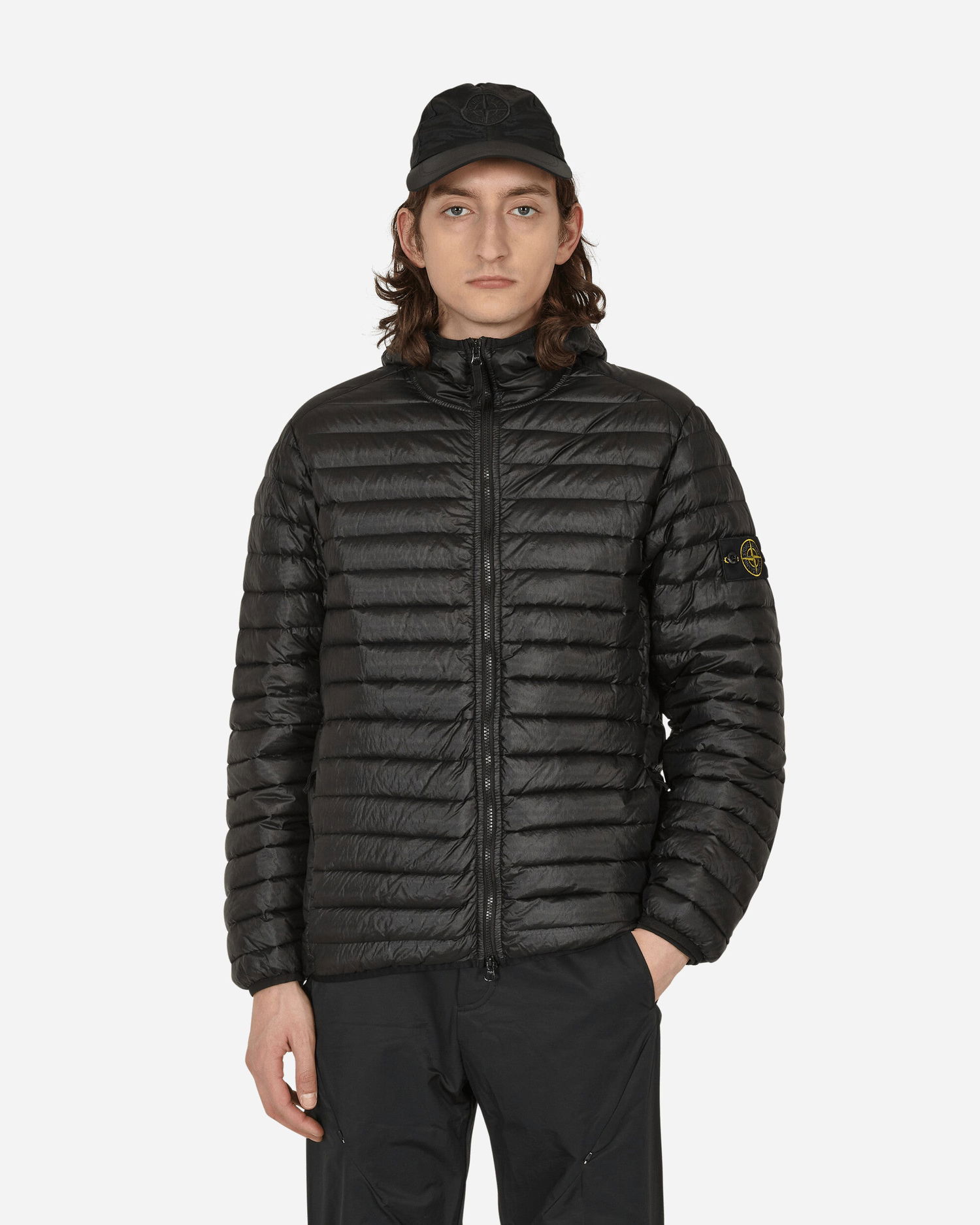 Пухо яке Stone Island Packable Loom Woven Chambers R-Nylon Down-TC Jacket Черно | MO781540324 V0029, 0