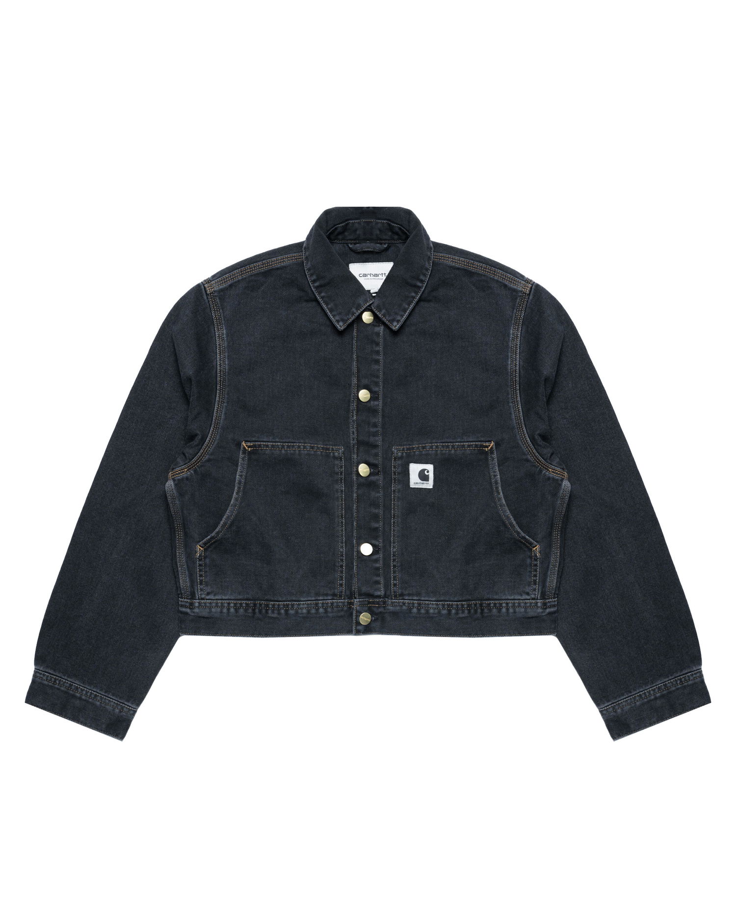Яке Carhartt WIP Arca Cropped Denim Jacket Тъмно синьо | I034874-8906, 0