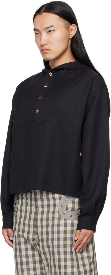 Суитчър KIKO KOSTADINOV Kiko Kostadinov Slatina Hooded Sweatshirt Черно | KKAW25TP04-63, 3