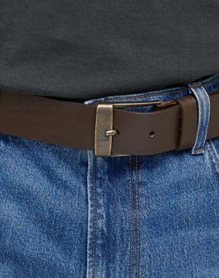 Колани Lee Leather Belt Logo Buckle Кафяво | 112331209:95, 1