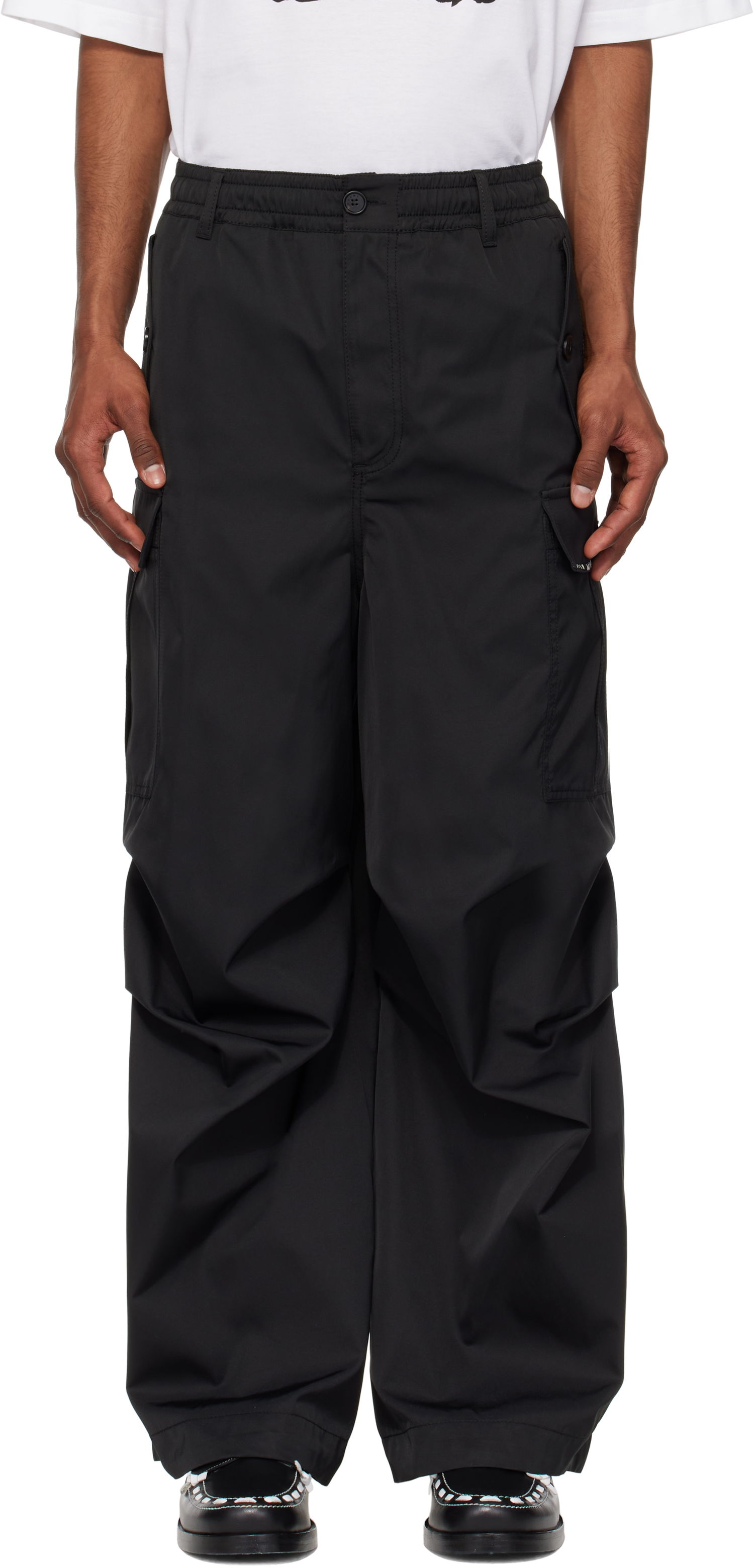 Карго панталони Marni Marni Water-Repellent Taffeta Cargo Pants Черно | PUMU0247S0 UTP789, 0