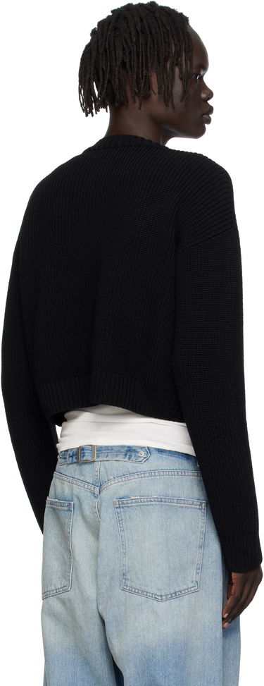 Пуловер VETEMENTS VETEMENTS Fancy Button Cropped Cardigan Черно | WH76KN220B, 2