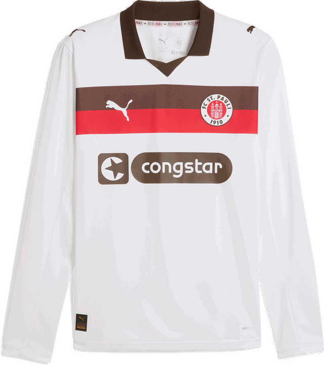 FC St. Pauli Long Sleeve Away Jersey 2025/26