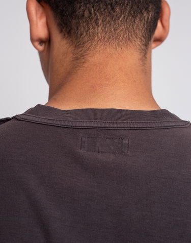 Тениска Stüssy Pig. Dyed Inside Out Crew Черно | 1140283, 3