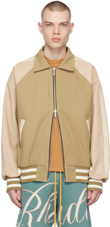 Яке бомбър Rhude Rhude 'Rude Boys' Bomber Jacket Бежово | RHSS23JA77012269, 0