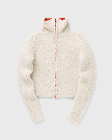 Пуловер Diesel Eleonore Fuzzy Knit Zip-Up Sweater Бяло | A21460-0CECY-129, 2