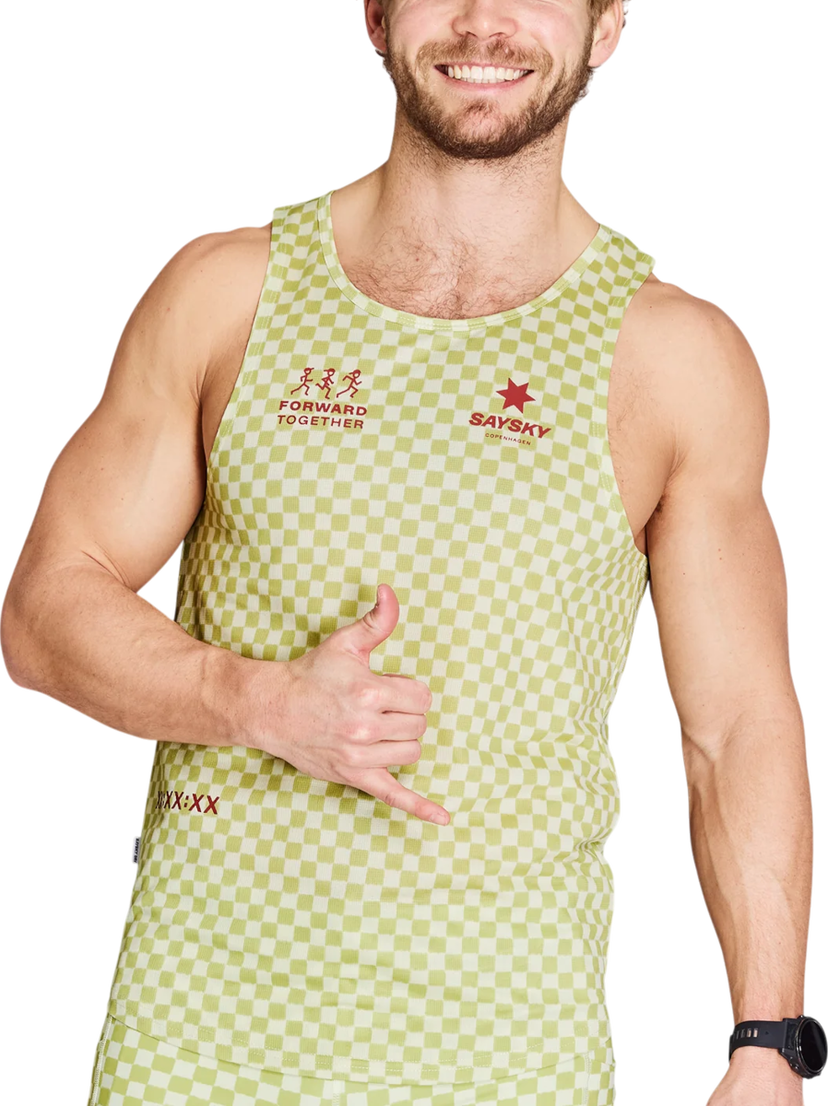 Потник Saysky Saysky Checker Combat Singlet Зелено | nmrsi31c1034
