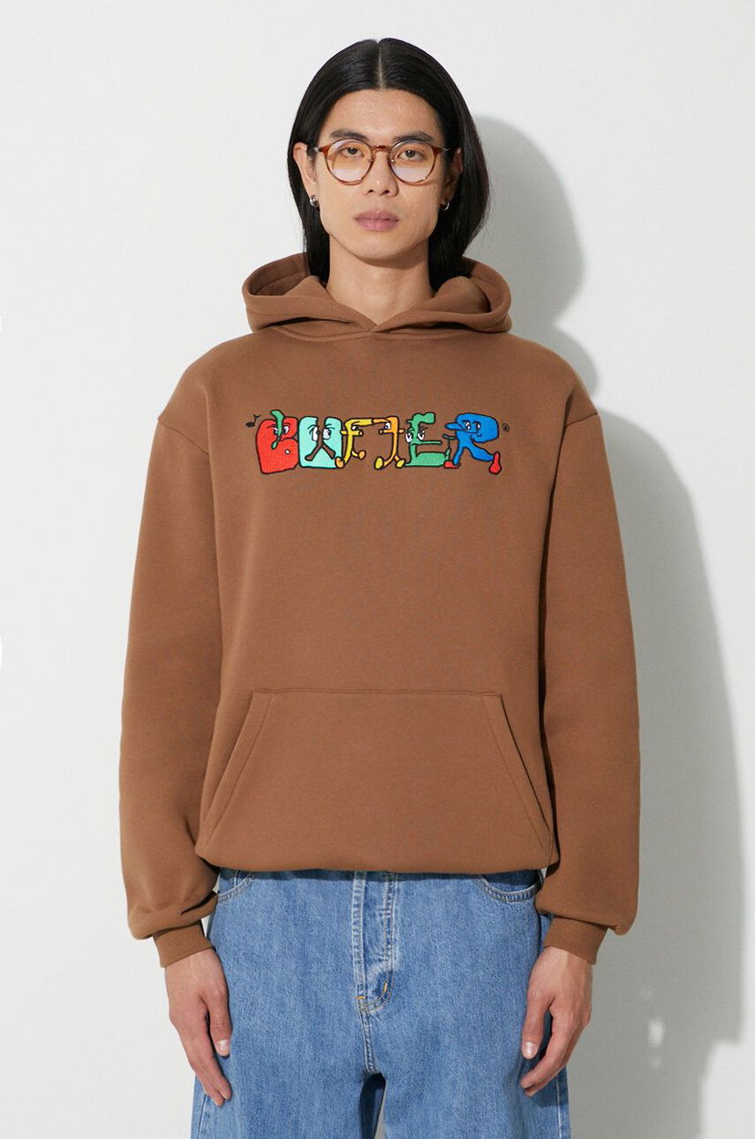 Суитчър Butter Goods Pullover Hoodie With Print Кафяво | BGQ3231803