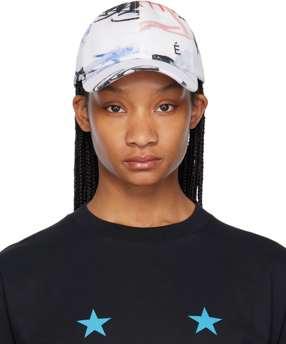 Шапка с козирка Études Études Julian Farade Booster Baseball Cap Бяло | E24MC907A039P4, 0