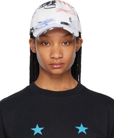 Шапка с козирка Études Études Julian Farade Booster Baseball Cap Бяло | E24MC907A039P4, 0