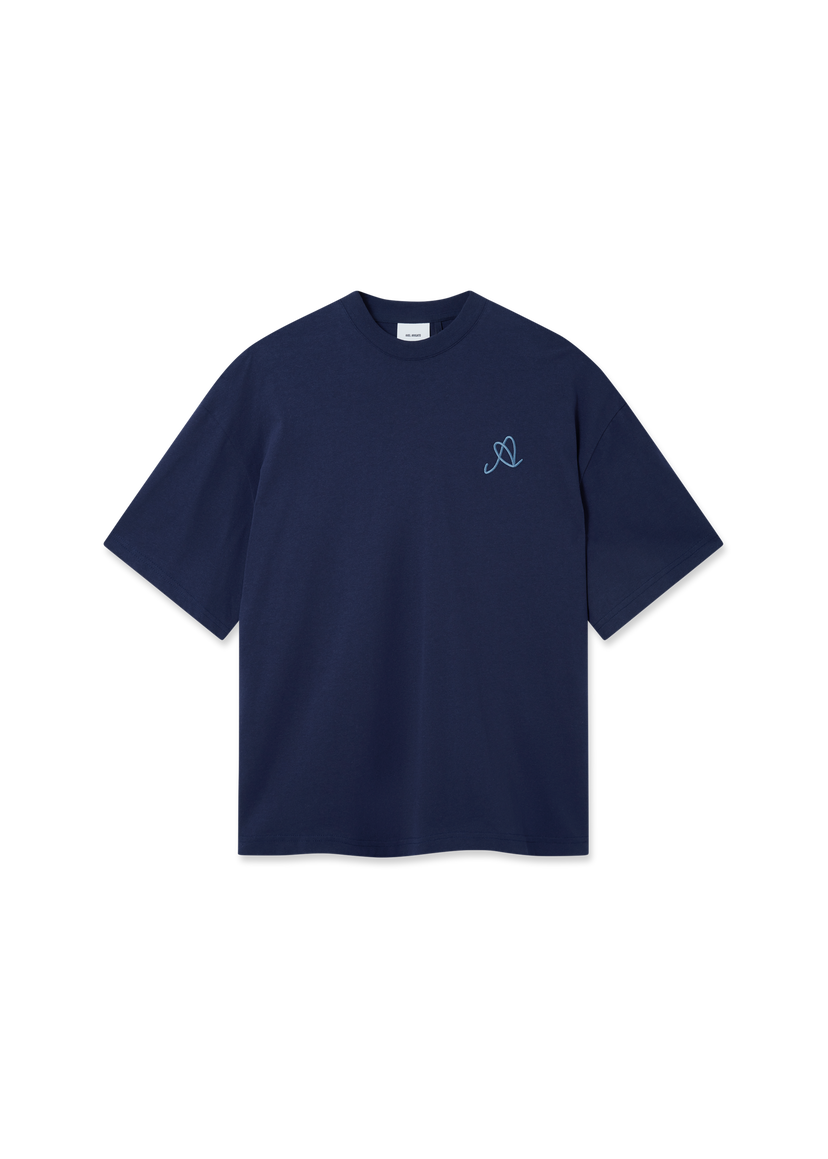 Тениска AXEL ARIGATO Stitch A Relaxed Fit T-Shirt Тъмно синьо | A3448002