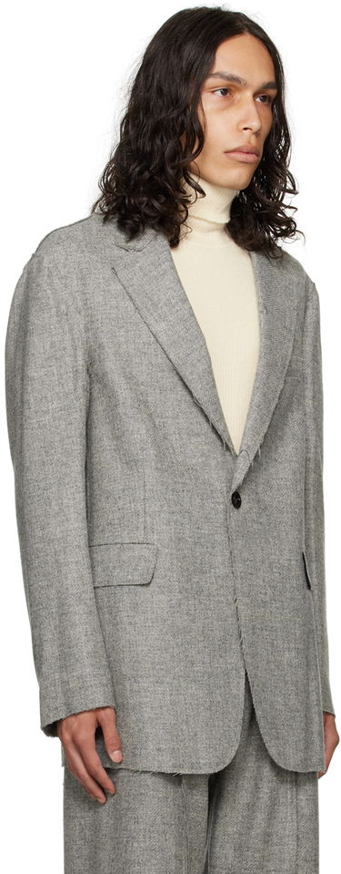 Яке R13 R13 Raw Cut Blazer Сиво | R13MR183-R269A, 1