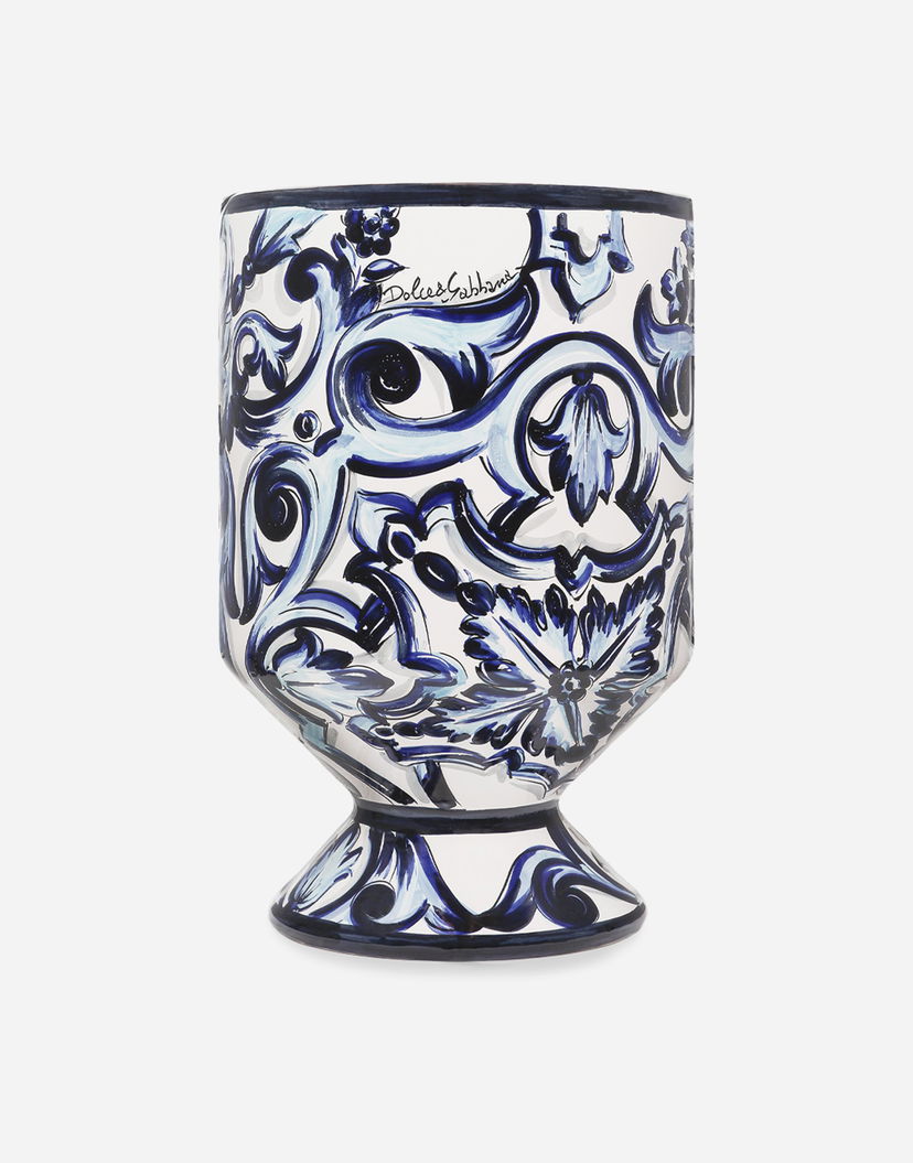 Домашен декор Dolce & Gabbana Dolce & Gabbana Floral Print Outdoor Vase Medium Многоцветен | TCC031TCAC1UB001